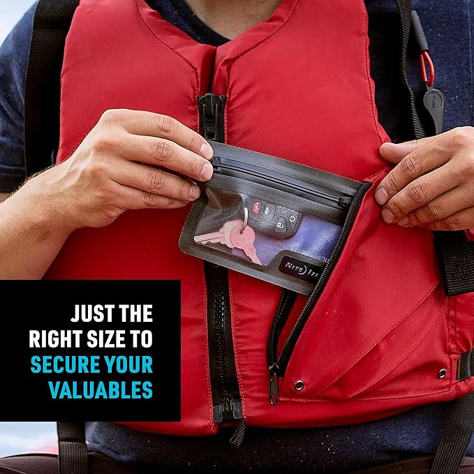 Nite IZE Runoff Waterproof Wallet - Dry Pouch for Tough Trusted Protection - Waterproof Wallet for Beach Trips &amp Outdoor Activities - Tested Dustproof and Waterproof to IP67