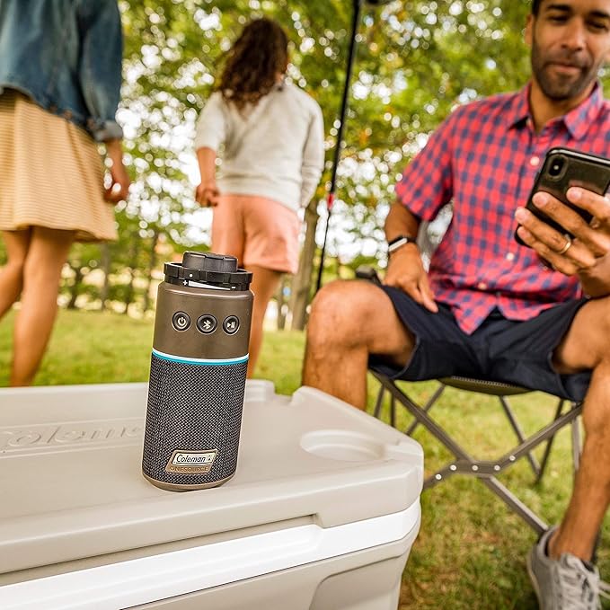 Coleman OneSource Rechargeable Outdoor Camping Gear: Camp Shower Cordless Vacuum Fan Speaker &amp Air Pump Options with Included Rechargeable Battery