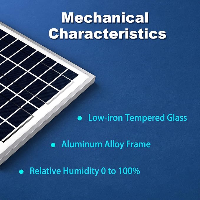 ACOPOWER 15Watt 15W Polycrystalline Photovoltaic PV Solar Panel Module 12v Battery Charging