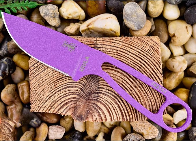 ESEE Izula Fixed Blade Knife w/Molded Polymer Sheath and Clip Plate