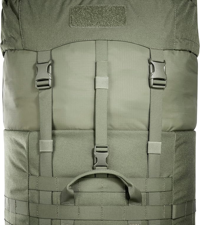 Tasmanian Tiger Base Pack 75 Liters Tactical Backpack Expandable MOLLE Padded Carrying System Hydration Compatible Coyote