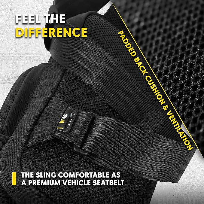 M-Tac Elite Sling Bag - EDC Tactical Crossbody Concealed Carry CCW Chest Pack