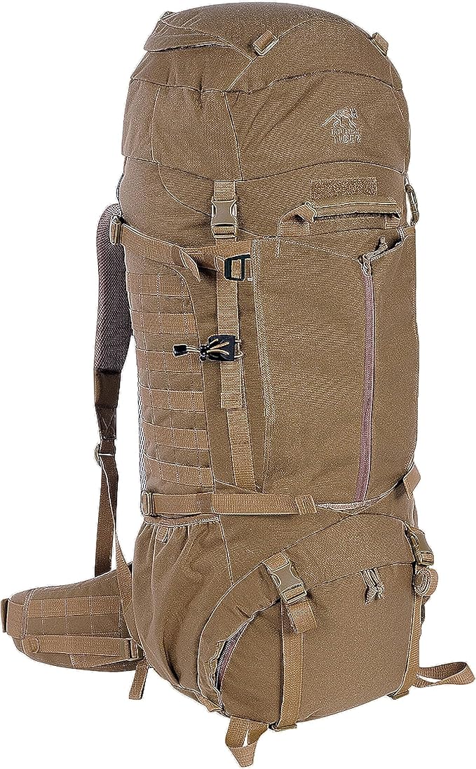 Tasmanian Tiger Pathfinder Mk II 80L Large MOLLE System Combat Backpack YKK RC Zippers Hydration Compatible Coyote