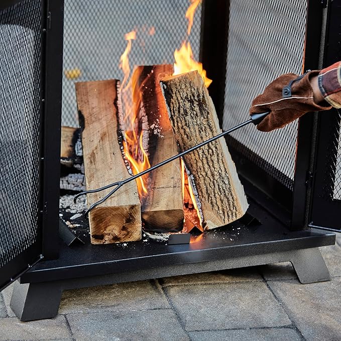 Endless Summer 45 Wood Burning Steel Outdoor Fireplace