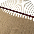 Double Caribbean Hammock - Soft-Spun Polyester - 48 inch (TAN)
