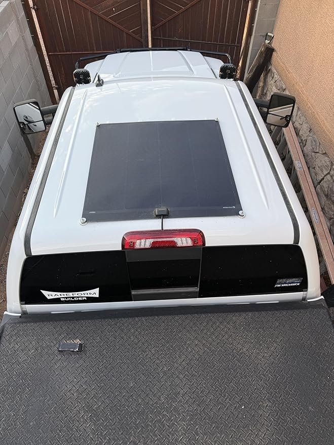 LensunSolar Flexible Solar Panel 120W 12V ETFE32.3in x 30.5in Semi-Flexible Bendable Mono Solar Panel High Efficiency 120 Watt for RV Van Roof TopCamping Home Boat Marin
