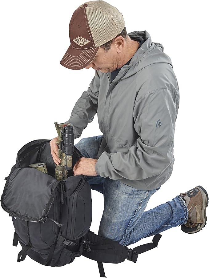 Kelty Redwing Tactical Backpack - Built to Military Specification Army Backpack Durable &amp Strong Built to Last Aluminum Stays Ideal for Military Police Outdoors Hiking or Bug Out Bag | Black