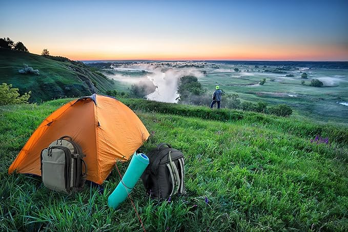 Emergency Zone Stealth Tactical 53L Backpack with 2L Hydration Bladder and Waterproof Cover