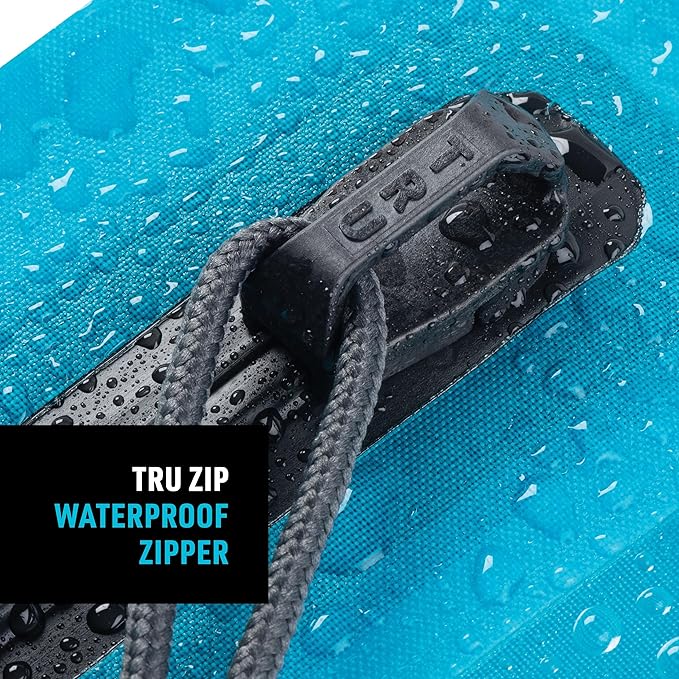 Nite Ize RunOff Waterproof Travel Pouch with TRU Zip - Dry Pouch for Phone &amp Travel Necessities - Touchscreen Friendly - Waterproof with Reliable Zipper - Blue Medium