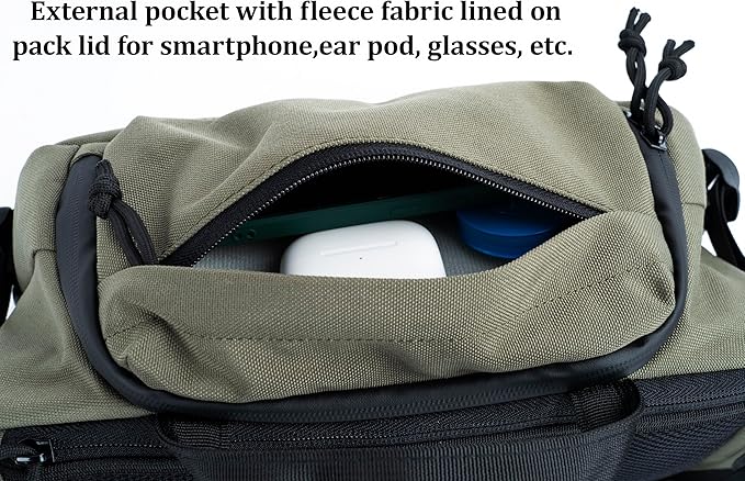 Tactical Sling Backpack Crossbody EDC Pack MOLLE Satchel Bag for Travel Work Camping and Hiking 8Liter