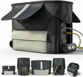 Protective Storage Bag Designed for ECOFLOW DELTA Waterproof and Heavyduty with Portable Opennings for Outside Organizer for Camping for Delta 2 &amp Extra Battery