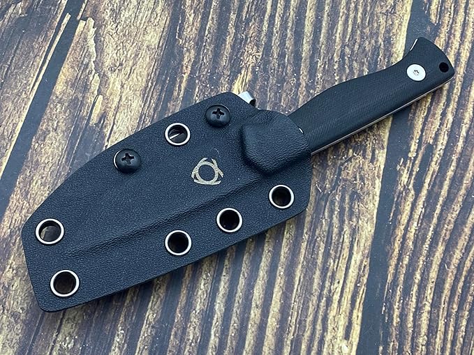TWO SUN SixLeaf SL-41-G10 Micro Fixed Blade Knife M390 Steel G10 handle Belt Sheath EDC Mini Tool