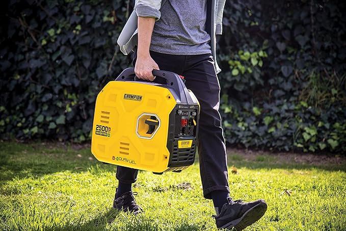 Champion Power Equipment 2500-Watt Dual Fuel Ultralight Portable Inverter Generator with Quiet Technology and CO Shield