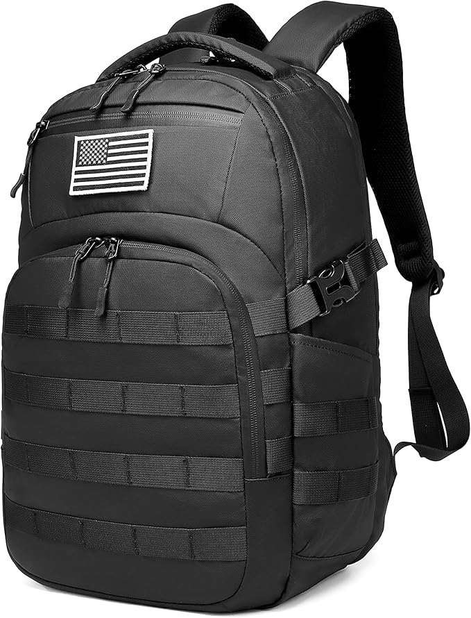 Wotony Military tactical backpack backpack for men black small tactical assault bag