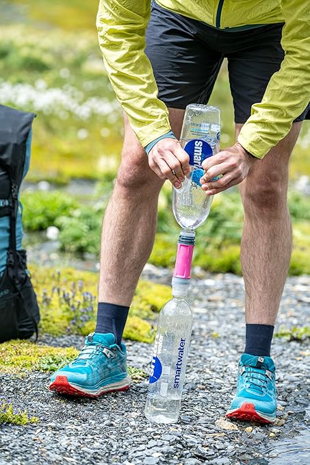 Platypus Quickdraw Ultralight Backpacking Water Filter Pink