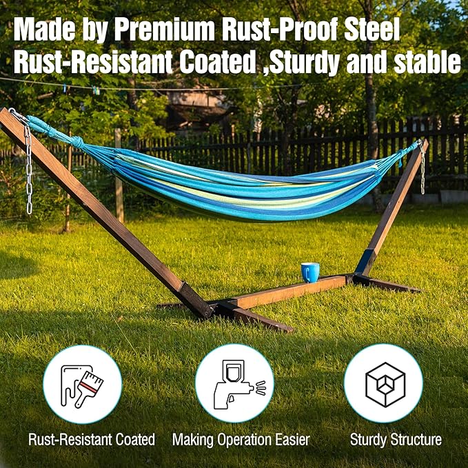 Hammock Stand Bracket Heavy Duty DIY Hammock Bracket Kits Fit for 4 x 4 (Actual 3.5 x 3.5) Lumber /Wood Posts 500 LBS Capacity Black Powder Coated-2PACK