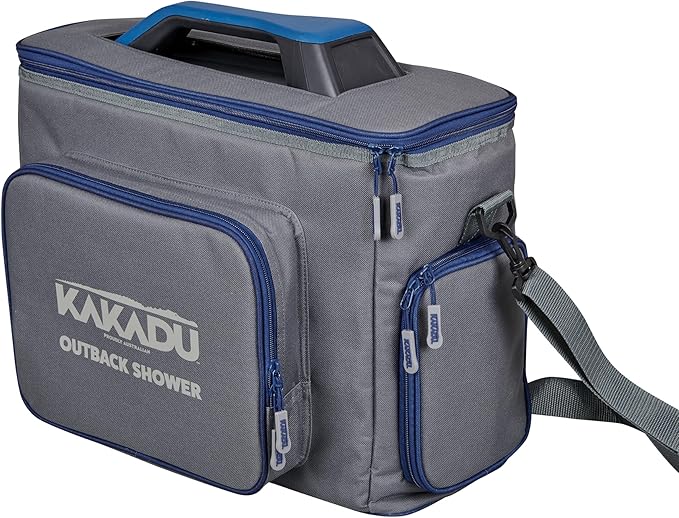 Kakadu Outback Shower Carry Bag Rugged Storage Bag with Padded Shoulder Strap &amp Waterproof Liner Designed to Carry and Protect your Outback Shower