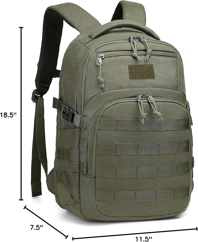 Wotony Military tactical backpack backpack for men black small tactical assault bag