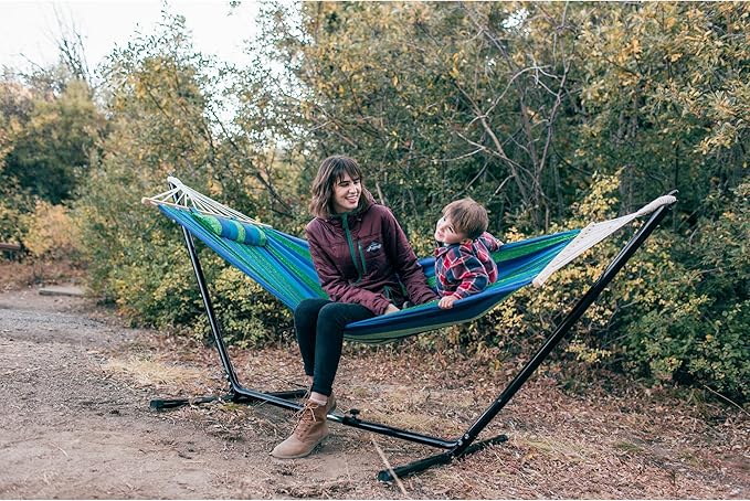 Stansport Outdoor Camping Hammock with Pillow and Stand
