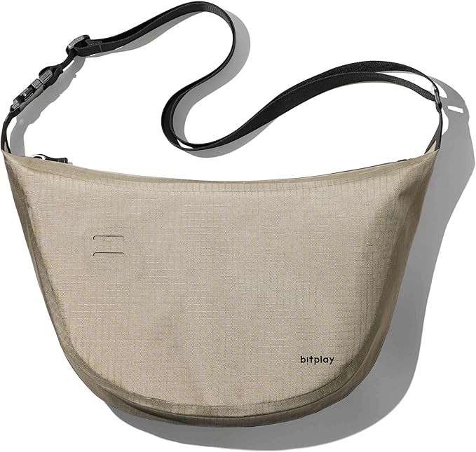bitplay AquaSeal Sling Bag IPX7 Waterproof Shoulder Sling Bag 9L Storage Keeps Gear Dry Under Water for 30 min Sand
