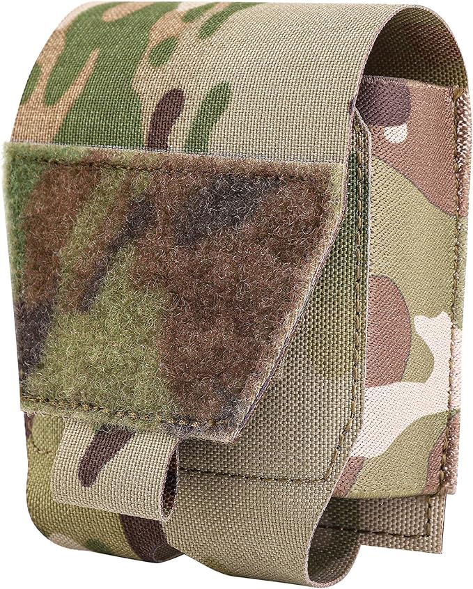 Handcuff Pouch Molle Handcuffs Holder Hoslter Nylon Cuff Pouches Case for Duty Belt Tactical Vest Police Law Enforcement Security Officer Accessories fits Most Hand Cuffs