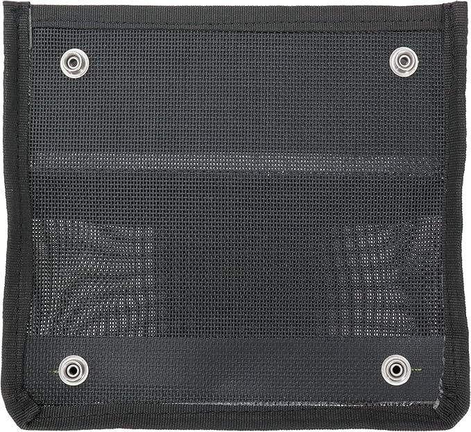 Robship Rope Bag Racing Mesh MK2 - Lightweight Durable Water-Drain Technology with SNAD Fixing Solution Black/Grey - Large