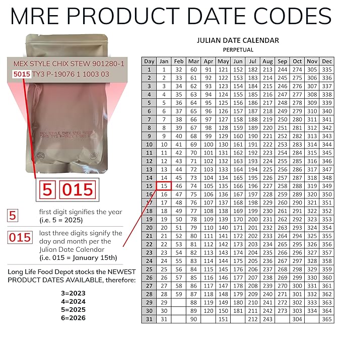 MRE Beef Entrees Combo (18-Pack) – Main Courses Only (Not Full Meals) – Long Shelf Life – 2024+ Production Dates by Long Life Food Depot – Meals Ready to Eat