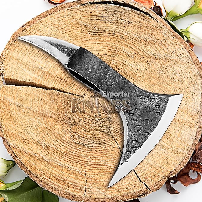 Carbon Steel Bearded Camping Viking Axe Head/Hatchet Head CSH-15 (CSH-10)