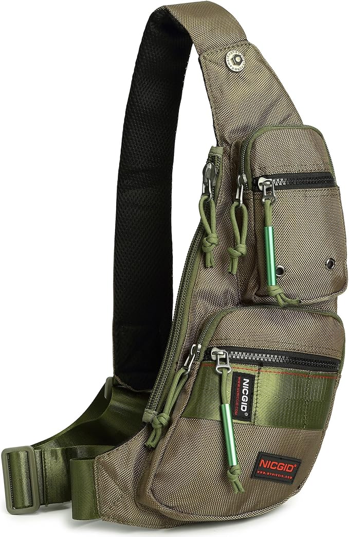 NICGID Sling Backpacks Sling Chest Bag Shoulder Crossbody Bags for Men Women Outdoor Travel | Outdoor Travel