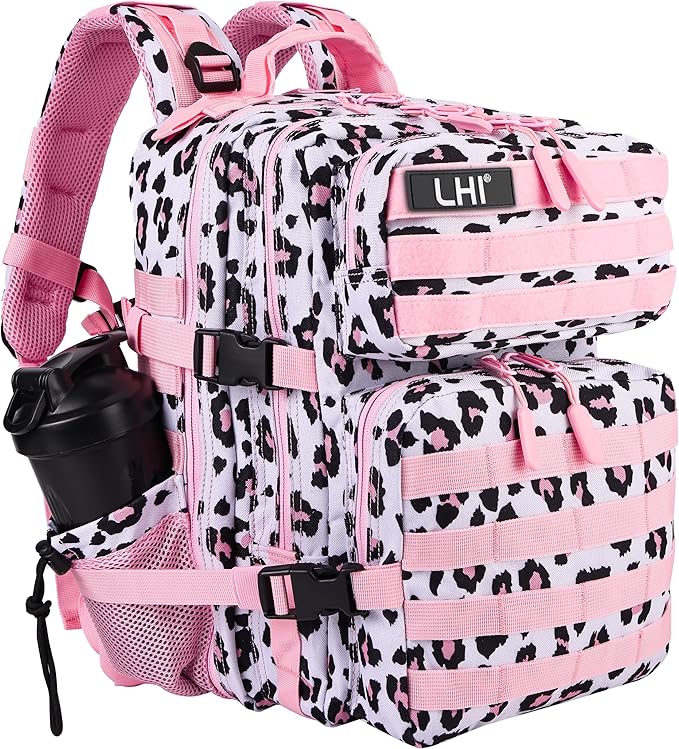 LHI Tactical Military Backpack for Men and Women 25L/35L Army Assault Pack Bag Small Rucksack with Bottle Holder