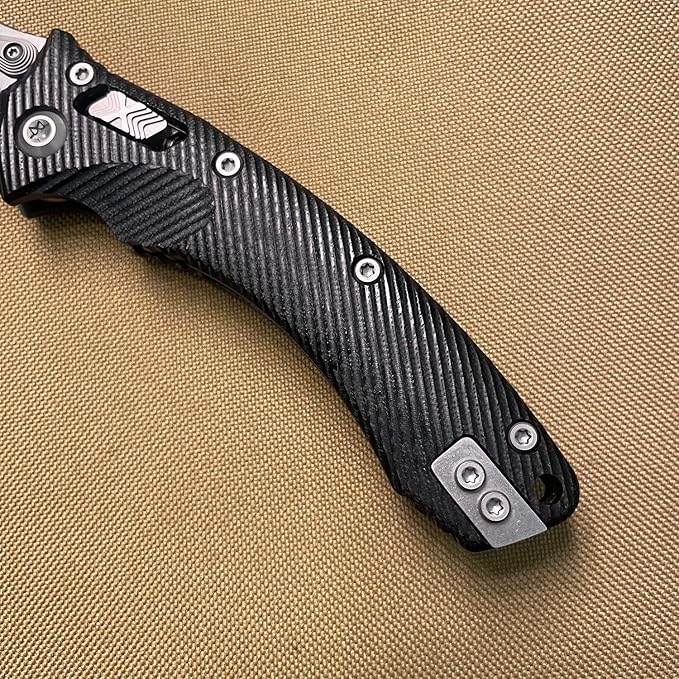 Outdoor Pocket knife M390 Blade with G10 Handle Folding knives Ram-Lok for Camping Hiking Survival EDC Tools