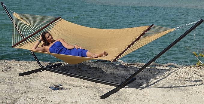 15 feet - Tribeam Hammock Stand - Heavy Duty (Black)