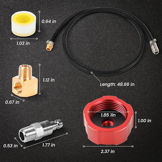 Single System Clam Kit HND1.2CS Compatible with EU1000i &amp EU2000i Generators Replacement HND1.2CS Single System Clam Kit for Generator EU1000i &amp EU2000i Extended Fuel Kit