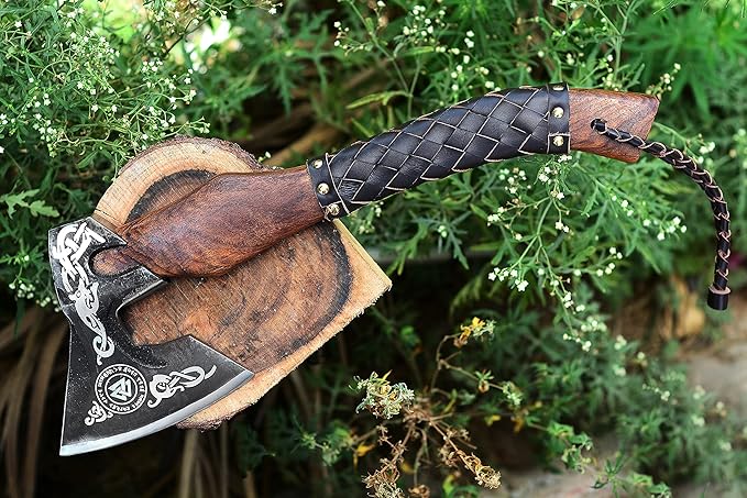 Custom Handmade Carbon Steel Viking Axe