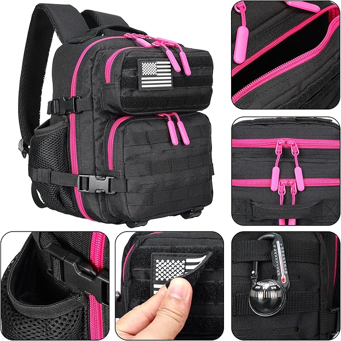 9L Mini Tactical Backpack for Men and Women Tactical Backpack Small for Hiking Small Tactical Bag Fitness Pack