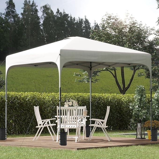 Pop-Up Canopy Tent - White