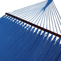 Double Caribbean Hammock - Soft-Spun Polyester - 48 inch (Dark Blue)