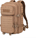 Small 40L Military Backpack Tactical Backpack Assault Pack Bug Out Bag with Molle for Hiking Rucksack Trekking (Tan)