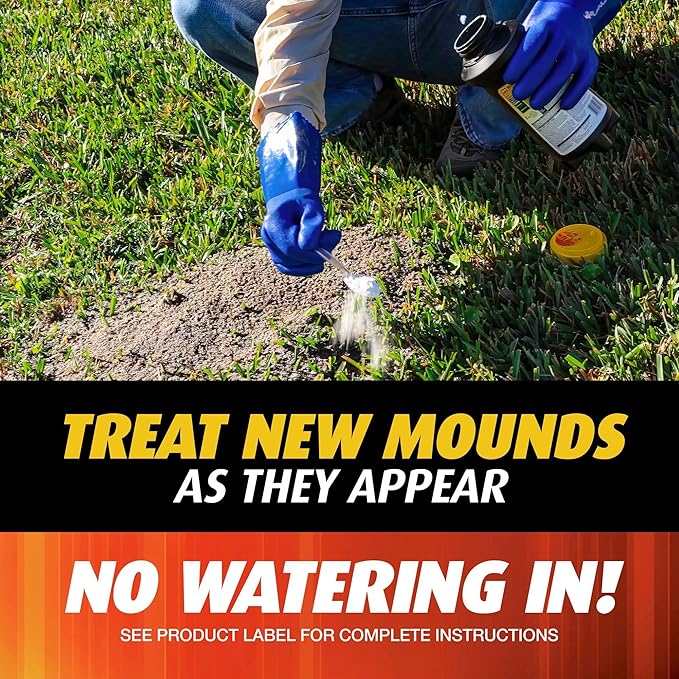Ortho Orthene Fire Ant Killer1 Kills Queen Destroys up to 162 Mounds Begins Working in 60 Minutes 12 oz. 3-Pack