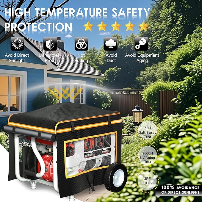 Generator Covers While Running With Stainless Steel Bracket Best Portable Universal Waterproof Heavy-duty Inverter Generator Tent Case Suitable for Westinghouse Champion Firman Predator Hongda