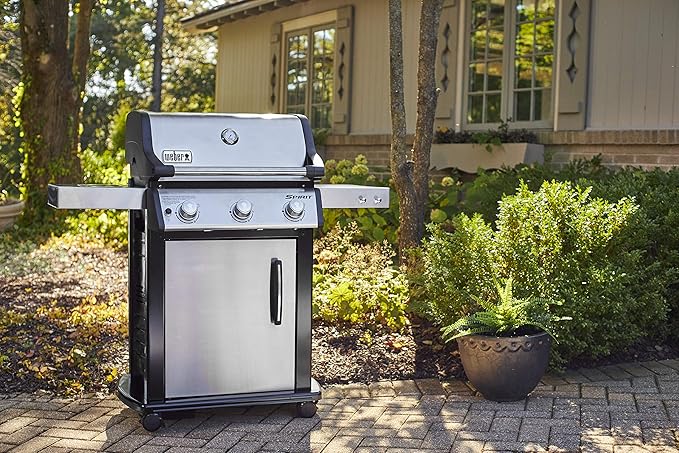 Weber Spirit S-315 Liquid Propane Gas Grill Stainless Steel