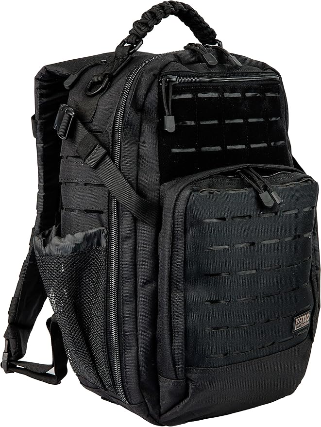 TLO Outdoors TacPack24L Tactical Backpack - Water Resistant 24 Liter Capacity Daypack Rucksack Gear Bag Laptop Bag