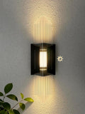 MVBT Solar Outdoor Wall Sconce Waterproof 20.5 Large Front Porch Light Fixtures 3000K LED Patio Wall Light Fixture Modern Outdoor Sconce Lights for House Exterior Garage Lighting Dusk to Dawn