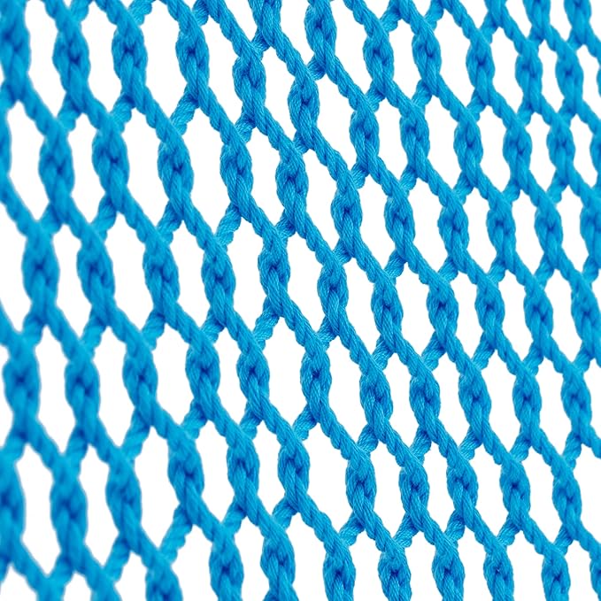 Lazy Daze Hammocks 10.5 FT Double 2 Person Caribbean Rope Hammock Hand Woven Polyester Hammock with Spreader Bars for Outside Outdoor Backyard Patio Poolside 450 LBS Capacity Sky Blue