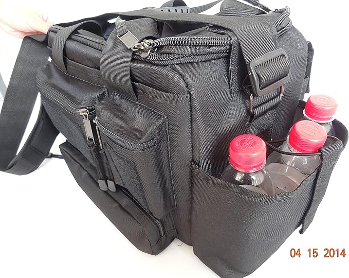 Explorer Range Bag Shooting Tactical Assault Gear Hiking Waist Bag Shoulder Backpack EDC Camera Bag MOLLE Modular Deployment Compact Utility Military Surplus Gear Heavy Duty (TC08BlackRange)