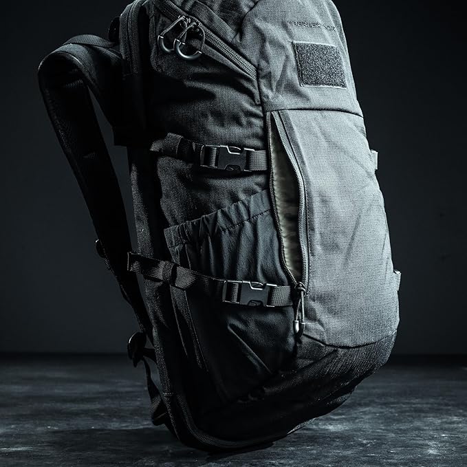 Eberlestock Jacknife Pack - Premium Tactical Backpack for Outdoor Adventures and Hunting - Durable Versatile and All-Weather Ready Black