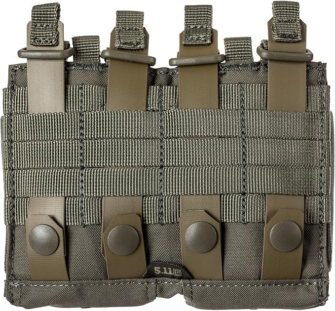 5.11 Tactical Flex Double AR Mag Pouch 2.0 - Versatile Flex-HT Mounting Holster Concealed Retention Waterproof Straps 1 SZ Style 56754ABR
