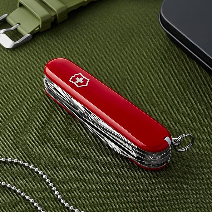 Victorinox Huntsman Swiss Army Knife Red Blister