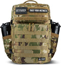 WOLFpak 45L Athletic Gym Backpack (OCP Camo) Durable 1000D Waterproof Oxford Material with MOLLE Webbing Laptop Pocket &amp Dual Cup Holders Durable Fitness/Travel/Military Daypack