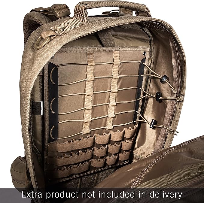 Tasmanian Tiger Mission Pack Mk II 37L Combat Backpack with Laser Cut MOLLE System YKK RC Zippers Black